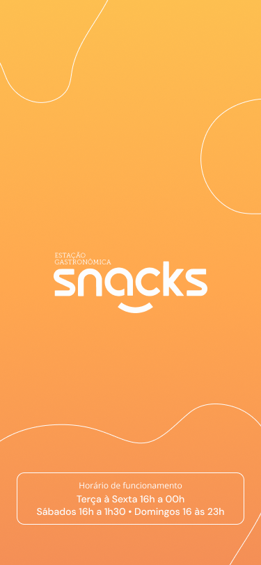 Snacks App - Bem-vindo